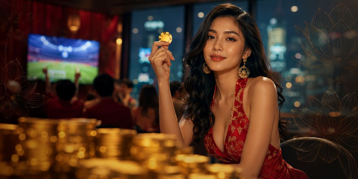 Không khí lễ hội casino sôi động tại Hà Nội với ánh đèn neon và người chơi jackpot
