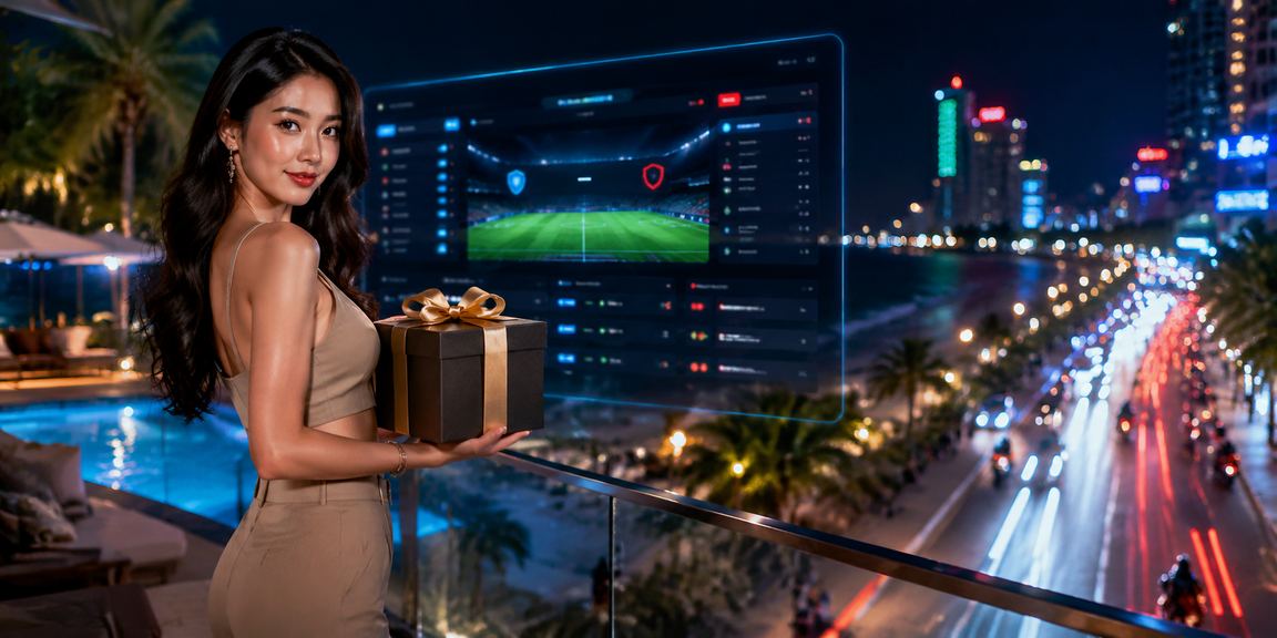 Ánh neon Nha Trang minh họa khu casino trực tuyến và live casino của a6x